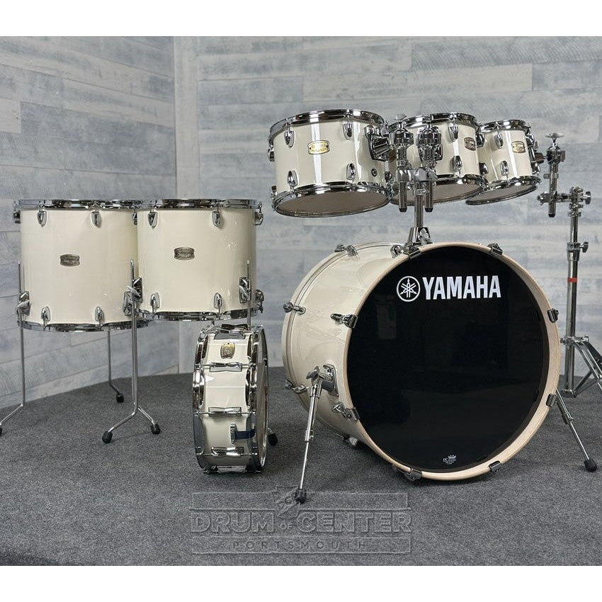 □ AMT WHITE R AMTWHTR-HT #7-PW ＜未使用＞ Yamaha Stage Custom Birch 7pc Drum Set 22/8/10/12/14/16/14 Classic Whi