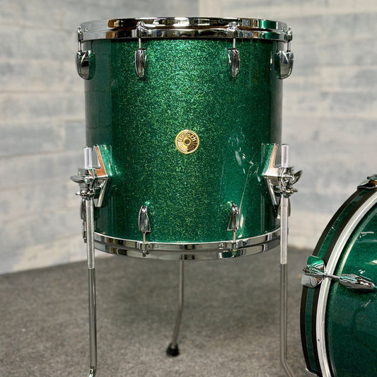 Gretsch USA Custom 3pc Drum Set 18/12/14 Cadillac Green Sparkle - DCP Exclusive! - Drum Center Of Portsmouth