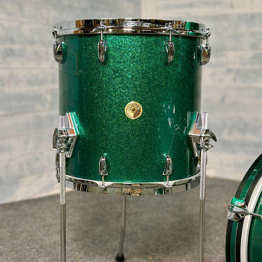 Gretsch Broadkaster 3pc Drum Set 18/12/14 Cadillac Green Sparkle - DCP Exclusive! - Drum Center Of Portsmouth
