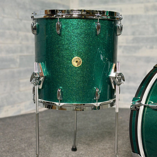 Gretsch Broadkaster 3pc Drum Set 20/12/14 Cadillac Green Sparkle - DCP Exclusive! - Drum Center Of Portsmouth