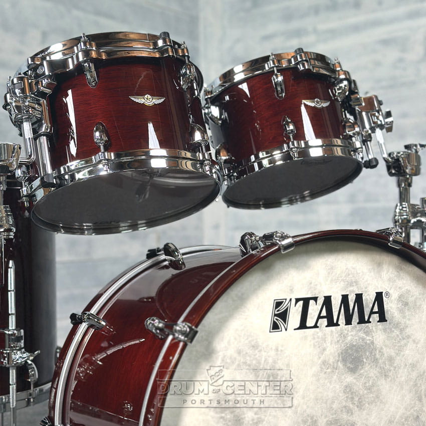 Tama Star Walnut 4pc Drum Set w/22bd Dark Mocha Walnut - Drum Center Of Portsmouth