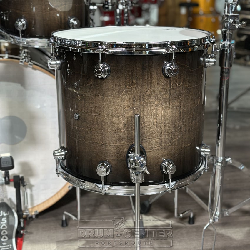 DW DWe 5pc Complete Electronic/Acoustic Drum Set Curly Maple Burst - Drum Center Of Portsmouth