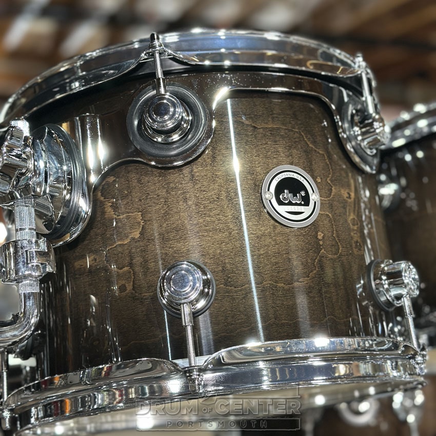 DW DWe 5pc Complete Electronic/Acoustic Drum Set Curly Maple Burst - Drum Center Of Portsmouth