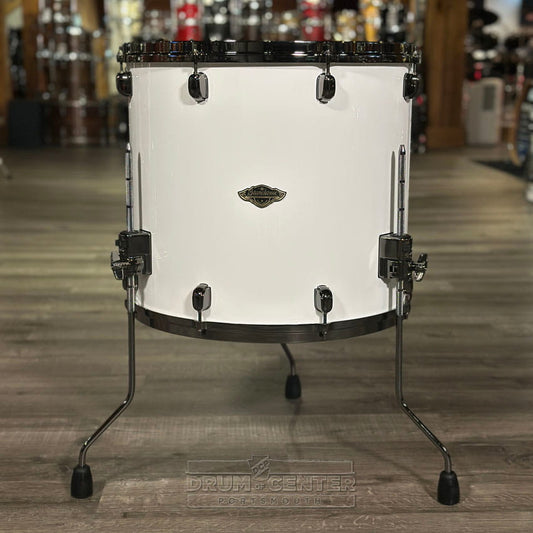 Tama Starclassic Walnut/Birch Floor Tom 18x16 Piano White - DCP Exclusive! - Drum Center Of Portsmouth