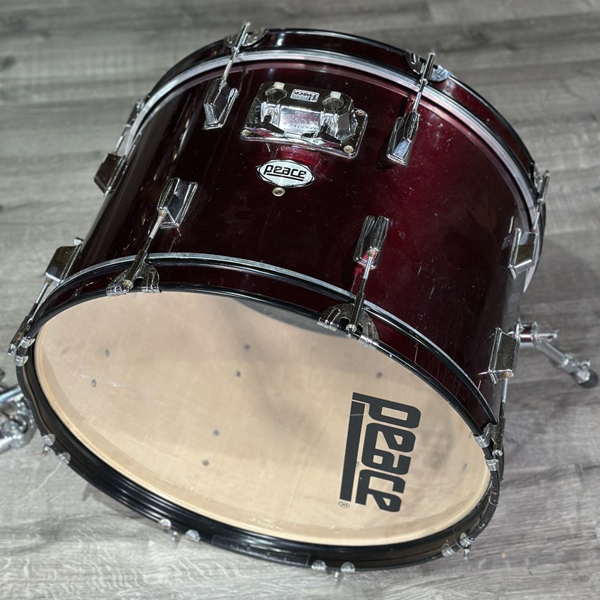 Used Peace 4pc Drum Set Cranberry Red - Fair - Drum Center Of Portsmouth