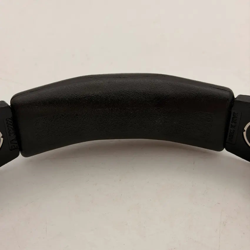 Used LP Cyclops Hand-Held Dimpled Jingle Tambourine Brass/Black - Very Good - Drum Center Of Portsmouth