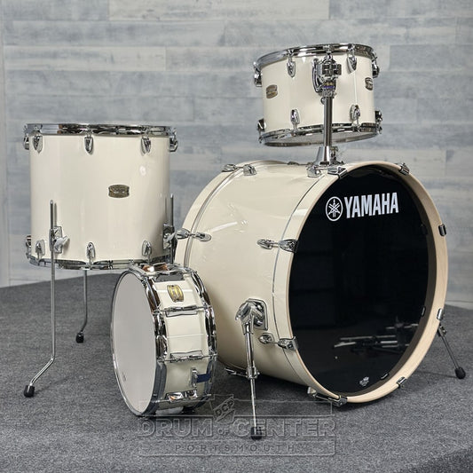 Yamaha Stage Custom Birch 4pc Drum Set 24/14/16/14 Classic White - Drum Center Of Portsmouth
