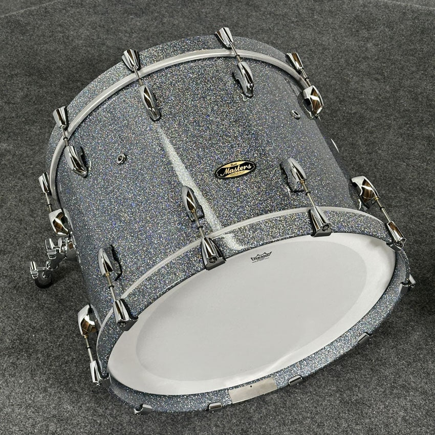 Used Pearl Masters Maple/Gum 4pc Drum Set Crystal Rain - Excellent - Drum Center Of Portsmouth