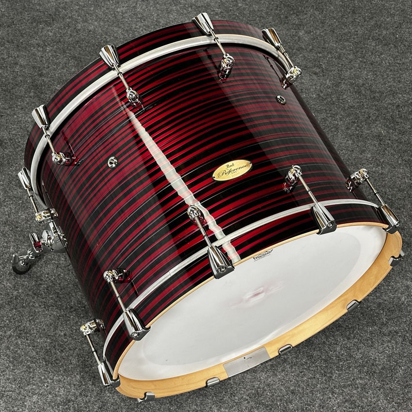 Used Pearl Reference One 4pc Drum Set Red Oyster Swirl - Excellent - Drum Center Of Portsmouth