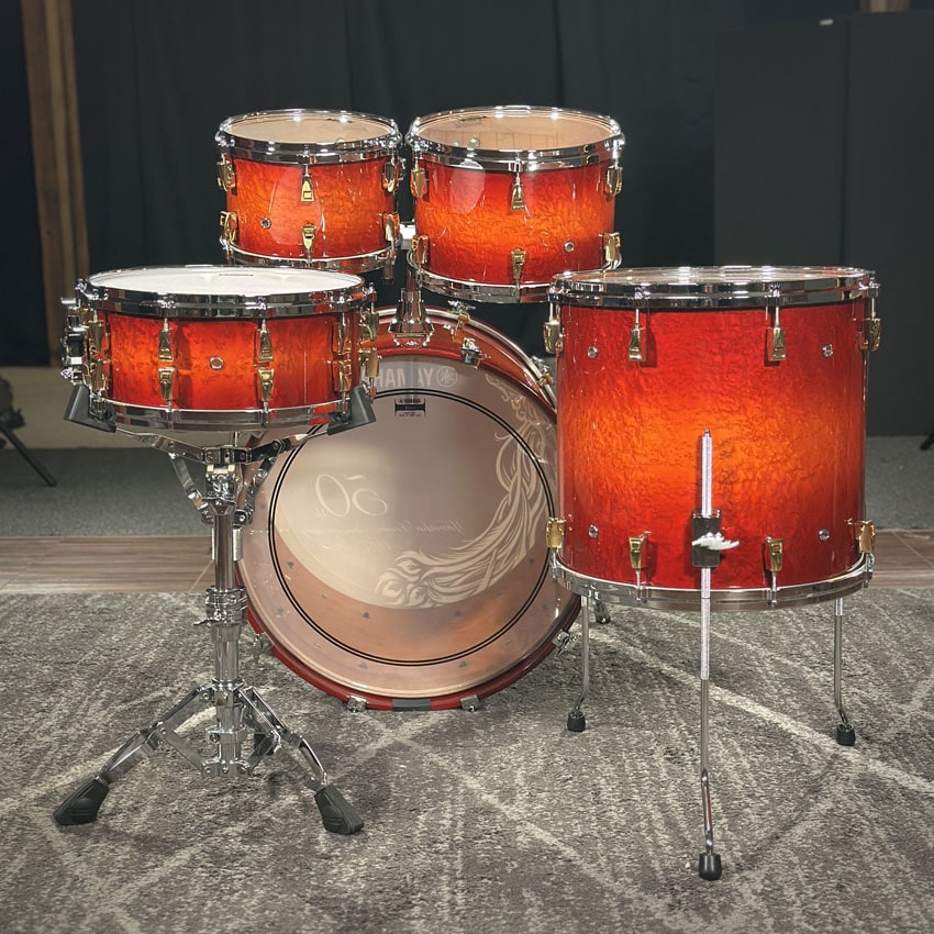 Used Yamaha 50th Anniversary Absolute Hybrid 5pc Drum Set - Excellent - Drum Center Of Portsmouth
