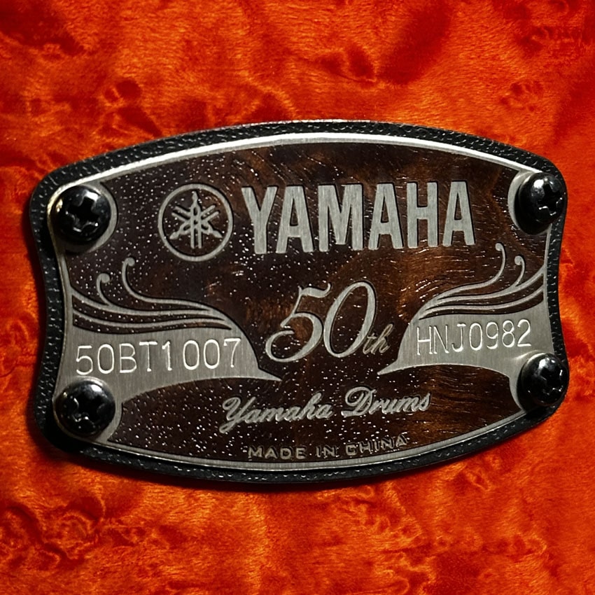Used Yamaha 50th Anniversary Absolute Hybrid 5pc Drum Set - Excellent - Drum Center Of Portsmouth