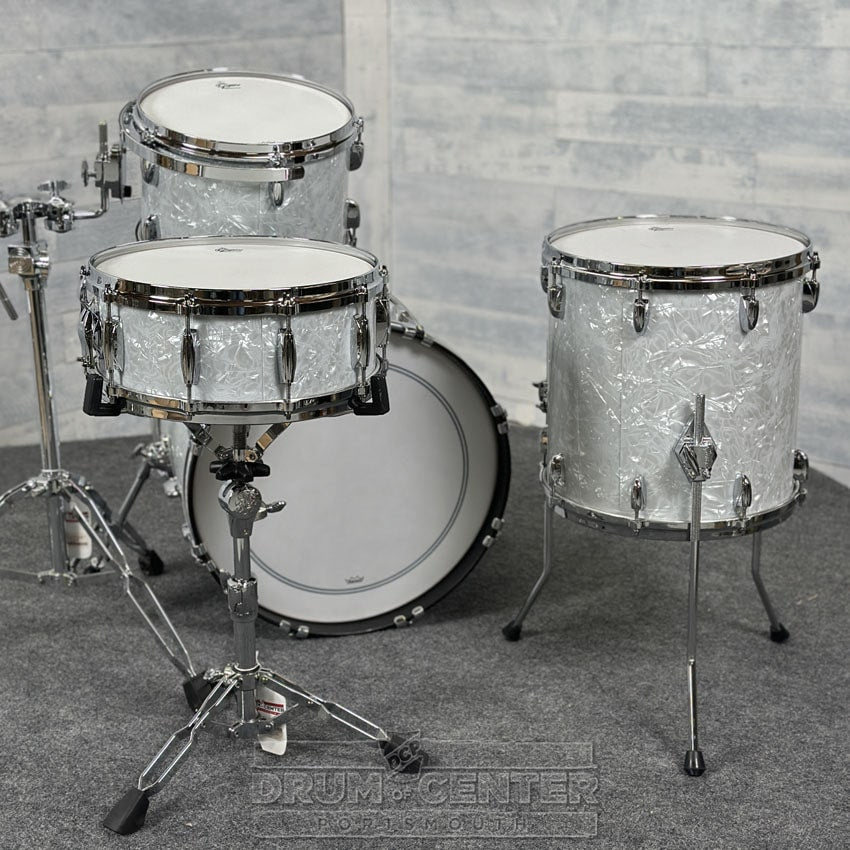 Gretsch USA Custom 4pc Drum Set w/20BD 60s Marine Pearl - Drum Center Of Portsmouth