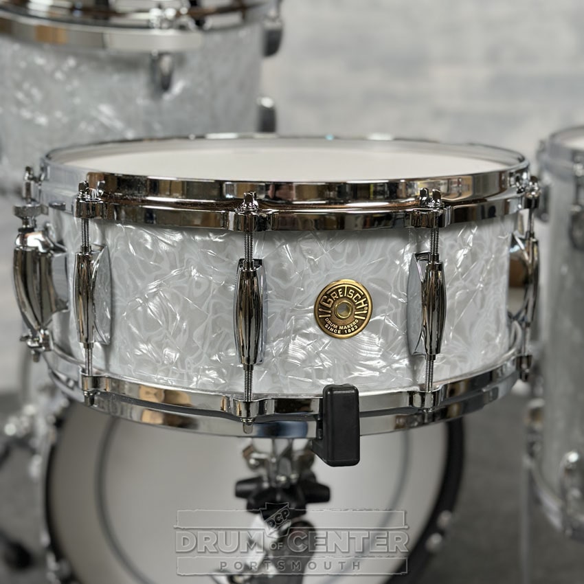 Gretsch USA Custom 4pc Drum Set w/20BD 60s Marine Pearl - Drum Center Of Portsmouth