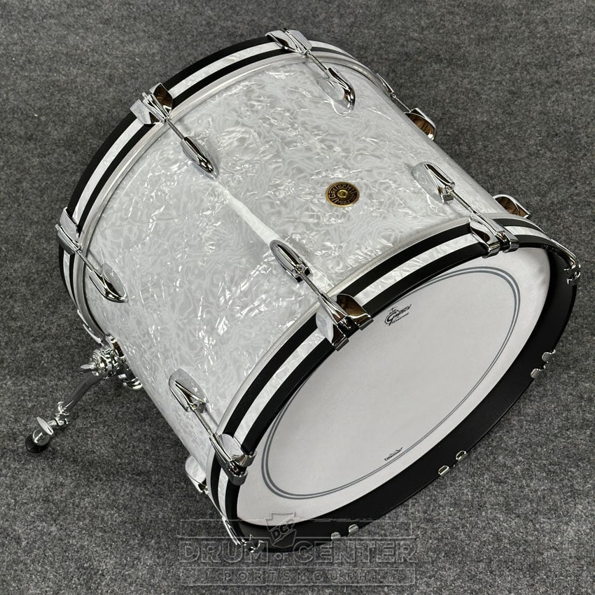 Gretsch USA Custom 4pc Drum Set w/20BD 60s Marine Pearl - Drum Center Of Portsmouth