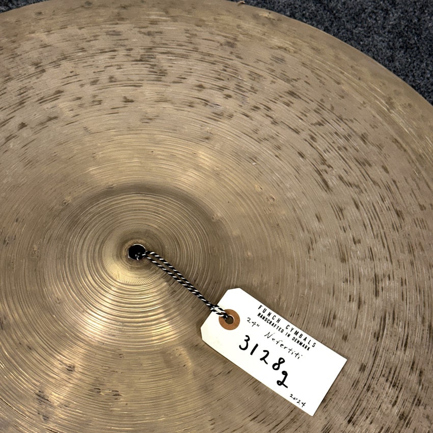 Used Funch Nefertiti Ride Cymbal 24" 3128 grams - Excellent - Drum Center Of Portsmouth