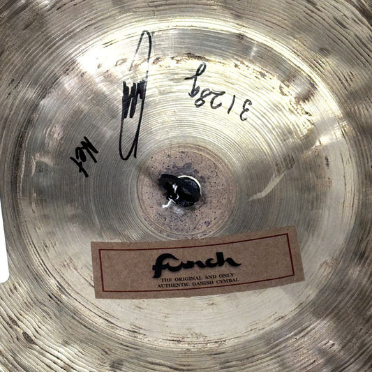 Used Funch Nefertiti Ride Cymbal 24" 3128 grams - Excellent - Drum Center Of Portsmouth