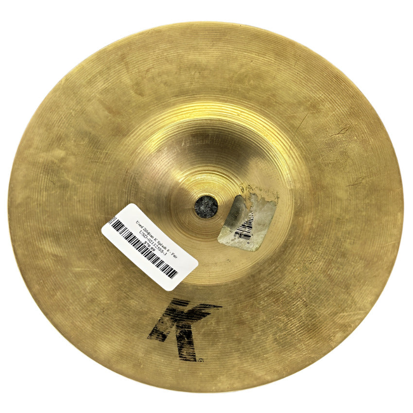 Used Zildjian K Splash 8" - Fair - Drum Center Of Portsmouth
