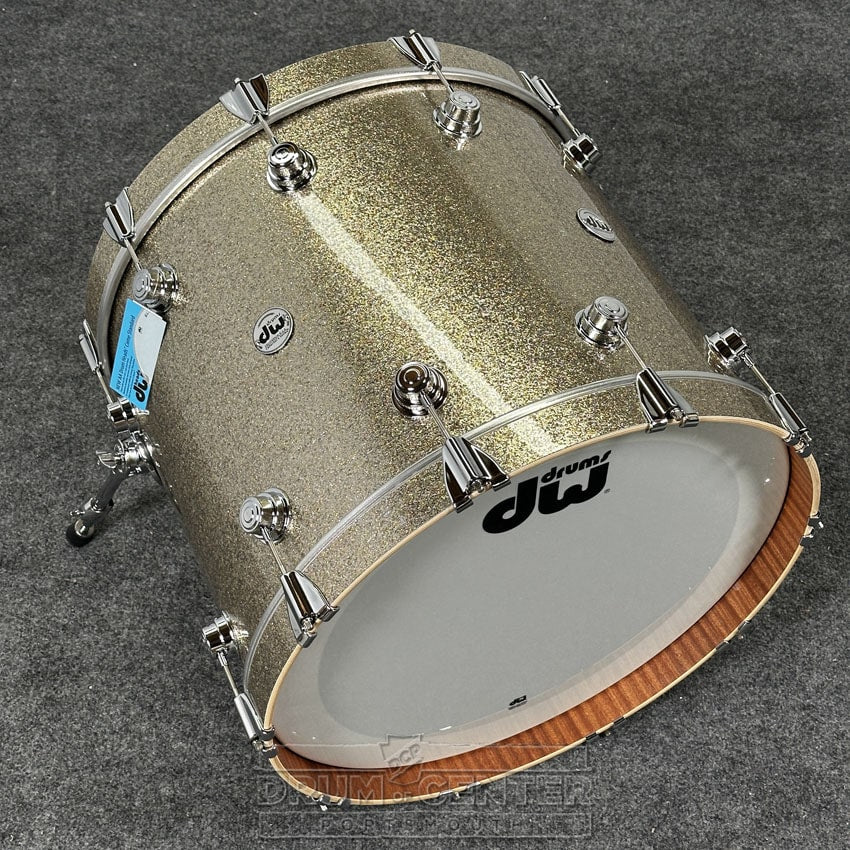 DW Collectors Maple/Mahogany 5pc Drum Set Nickel Sparkle Glass - Drum Center Of Portsmouth