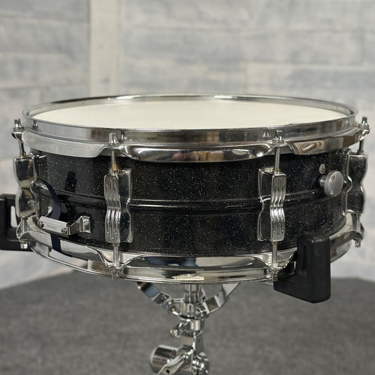 Used Vintage Ludwig Acrolite 1970s Snare Drum 14x5 Black Galaxy - Good - Drum Center Of Portsmouth