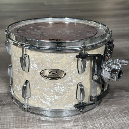 Used Pearl Session Studio Select 5pc Drum Set Nicotine White Pearl - Drum Center Of Portsmouth