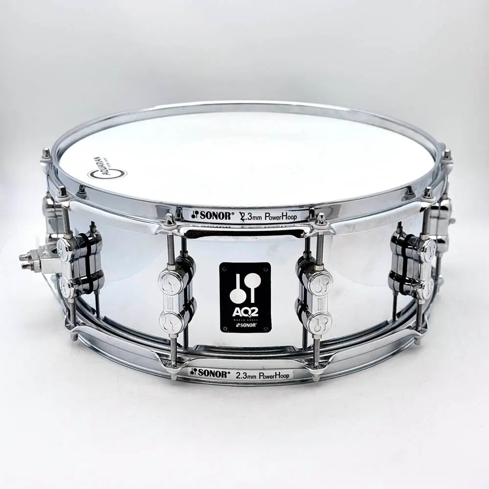 Used Sonor AQ2 Steel Snare Drum 14x5.5 - Good - Drum Center Of Portsmouth