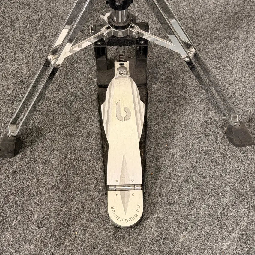 Used British Drum Company Casino Double-Braced Hi Hat Stand - Very Good - Drum Center Of Portsmouth