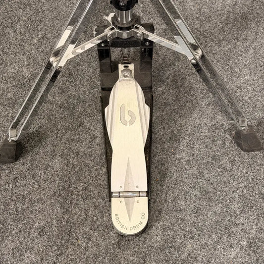Used British Drum Company Casino Double-Braced Hi Hat Stand - Very Good - Drum Center Of Portsmouth