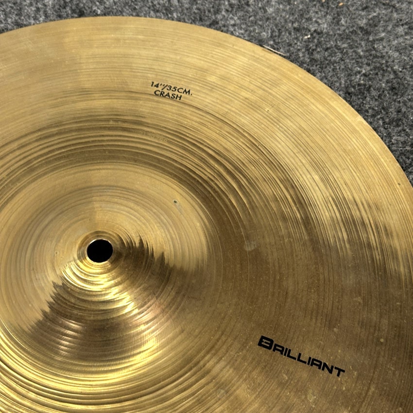 Used UFIP Class Brilliant Crash Cymbal 14" 696 grams - Good - Drum Center Of Portsmouth