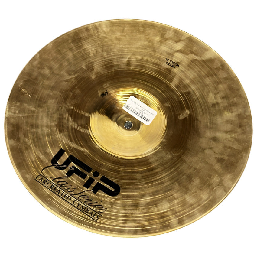Used UFIP Class Brilliant Crash Cymbal 14" 696 grams - Good - Drum Center Of Portsmouth