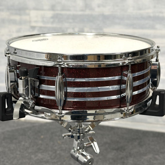 Used Westfall Drums Snare Drum 14x5.5 Custom Pearl/Sparkle Wrap - Good - Drum Center Of Portsmouth