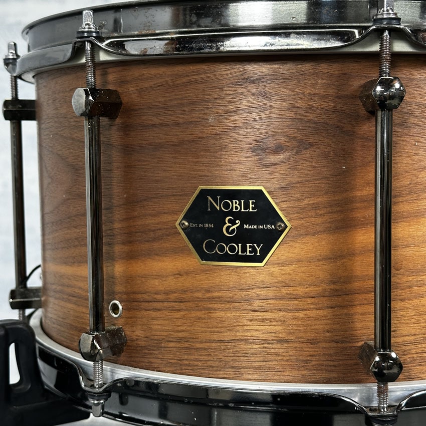 Used Noble & Cooley Walnut Snare Drum 14x8 - Fair - Drum Center Of Portsmouth