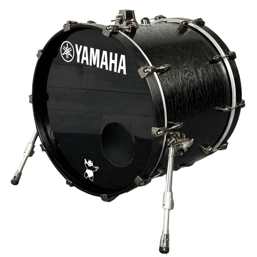 Used Yamaha Live Custom Bass Drum 20x16 Black Wood - Very Good - Drum Center Of Portsmouth