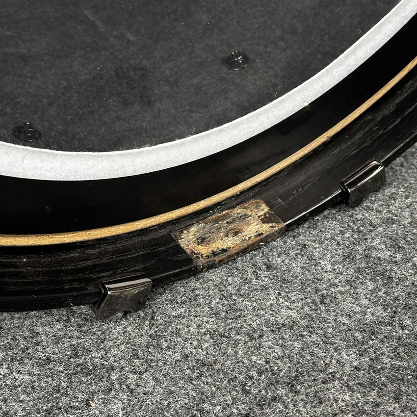 Used Yamaha Live Custom Bass Drum 20x16 Black Wood - Very Good - Drum Center Of Portsmouth