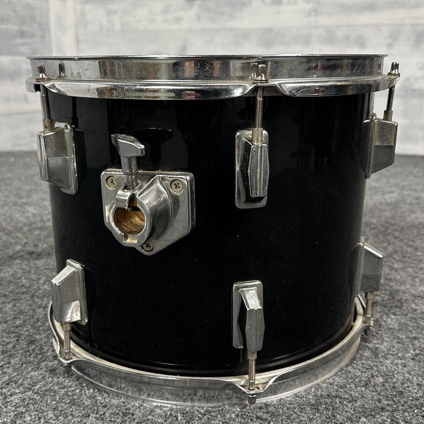 Used Misc Tom 12x10 Black Wrap - Fair - Drum Center Of Portsmouth