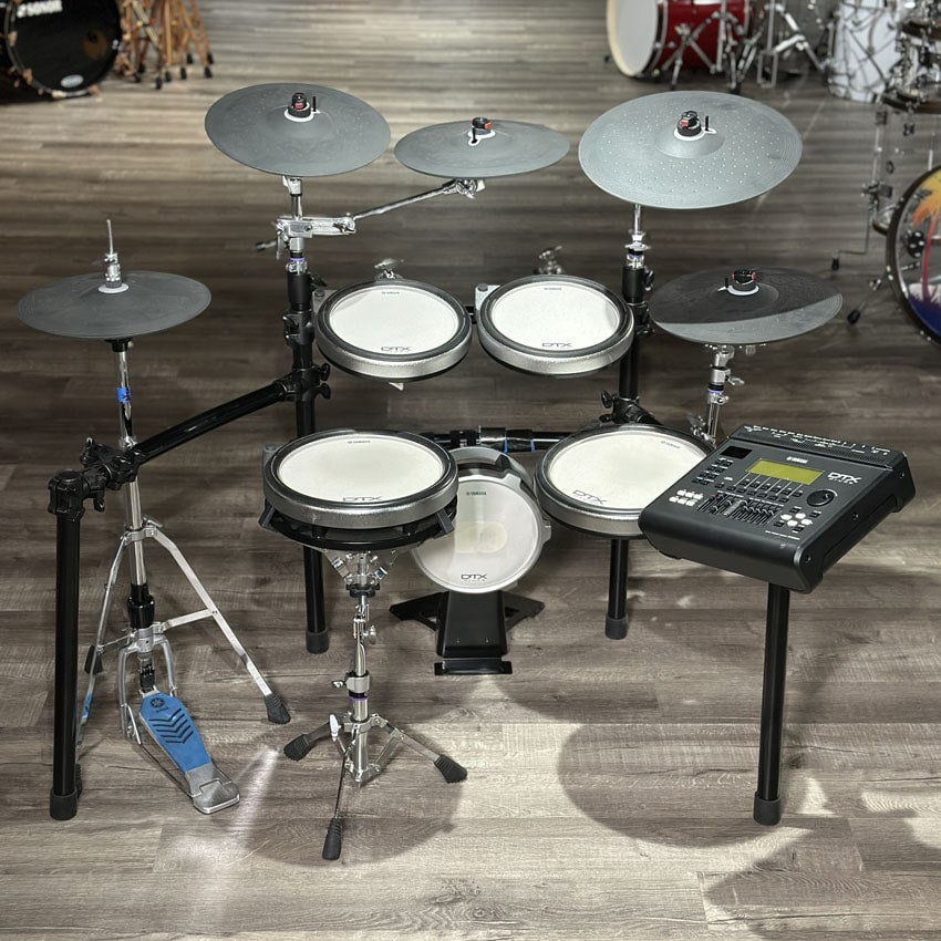 Used Yamaha DTX900 Electronic Drum Set w/Gibraltar Pad Case - Very Good - Drum Center Of Portsmouth