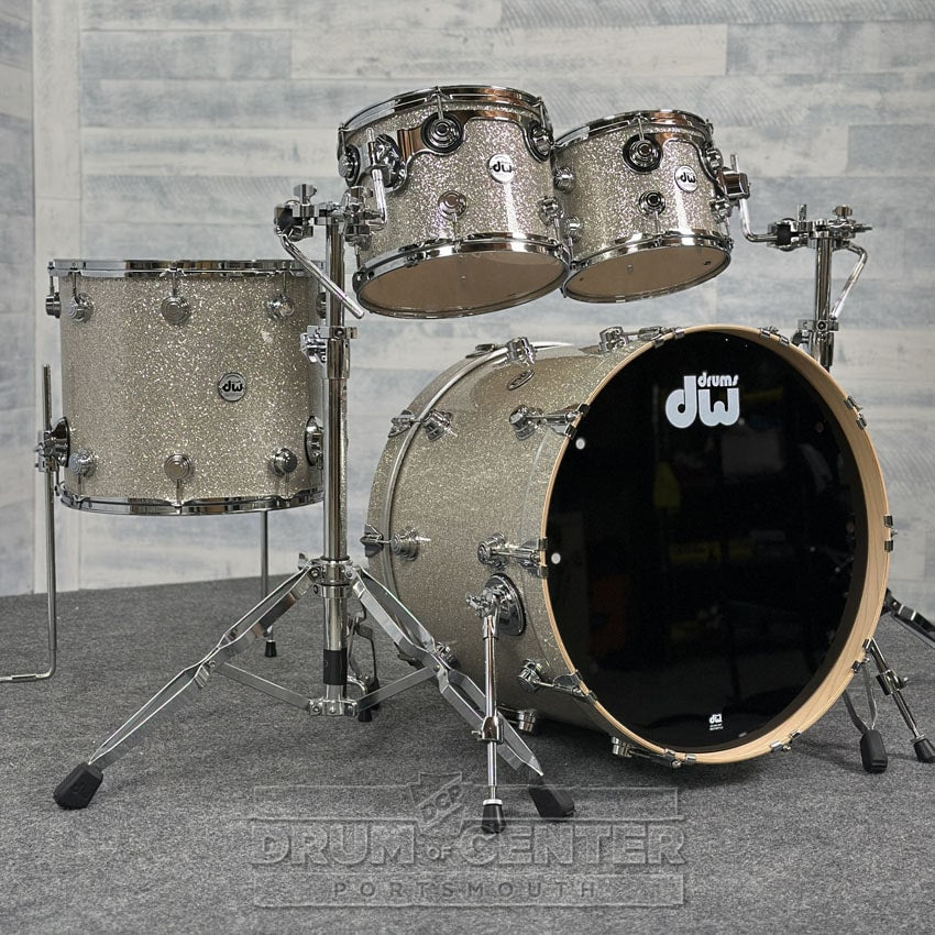 DW Collectors Maple VLT 333 4pc Drum Set Broken Glass - Drum Center Of Portsmouth