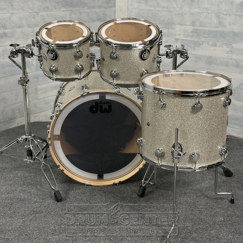 DW Collectors Maple VLT 333 4pc Drum Set Broken Glass - Drum Center Of Portsmouth