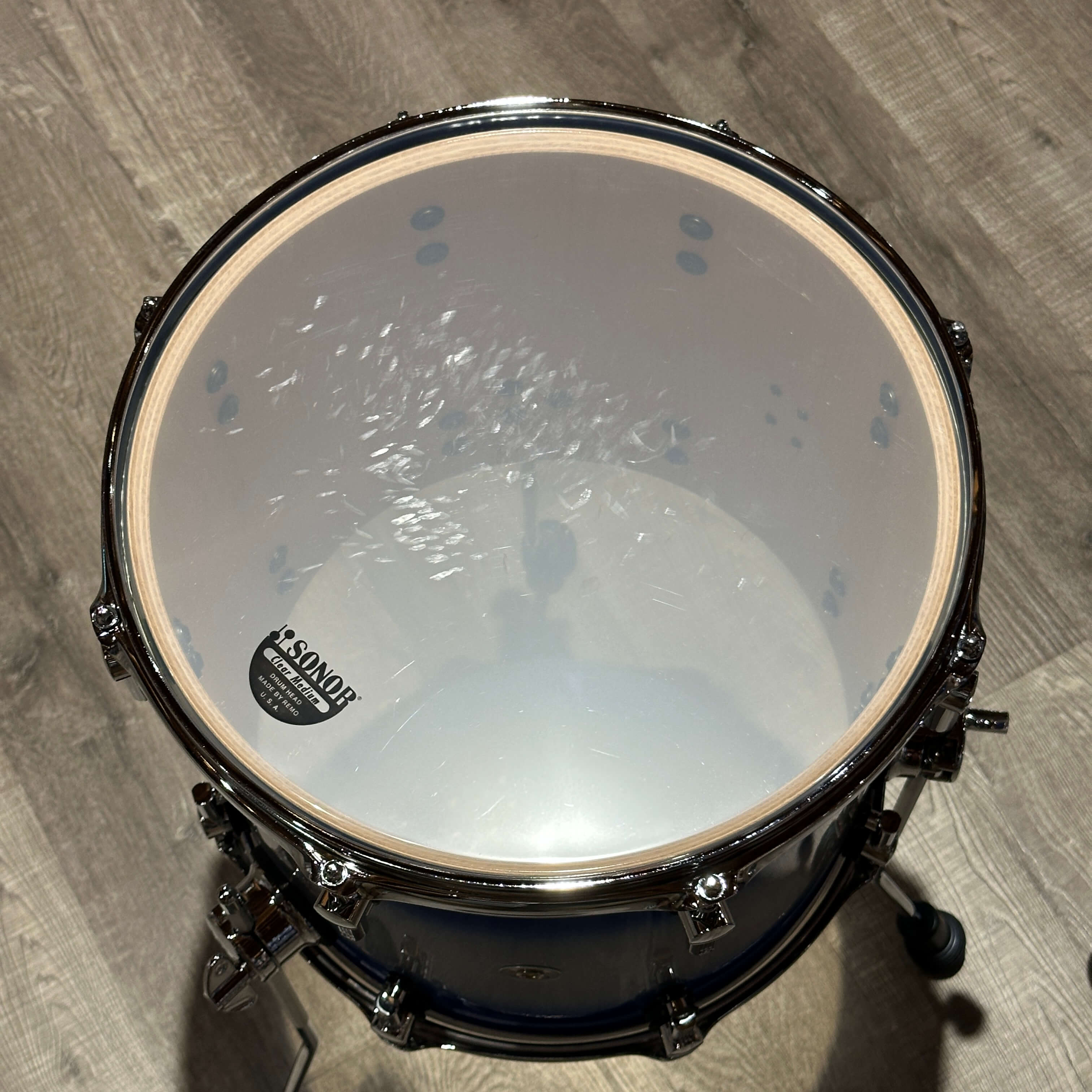 Sonor SQ2 Beech 7pc Drum Set Blue Silver Sparkle Burst Gloss - Drum Center Of Portsmouth