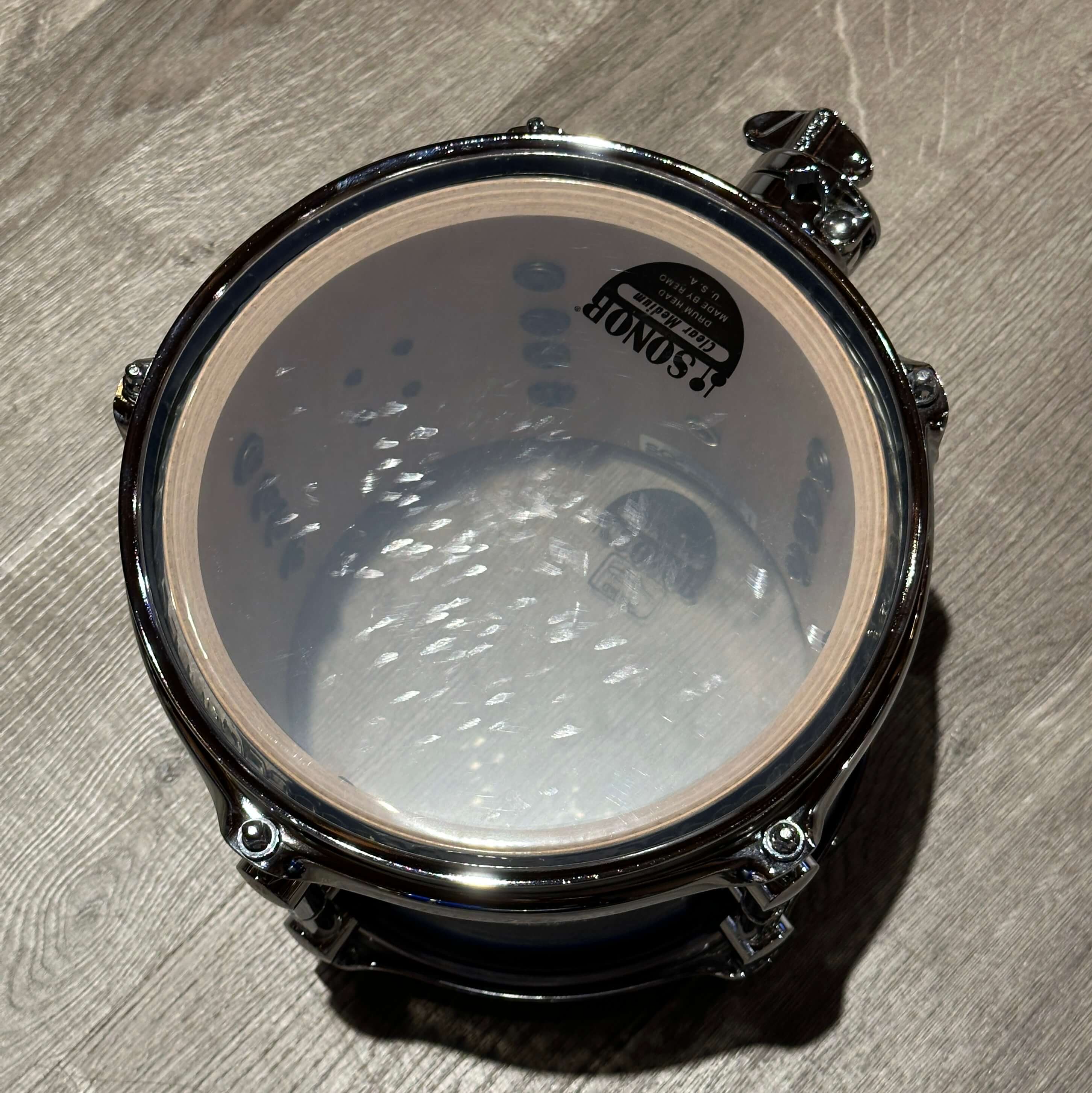 Sonor SQ2 Beech 7pc Drum Set Blue Silver Sparkle Burst Gloss - Drum Center Of Portsmouth