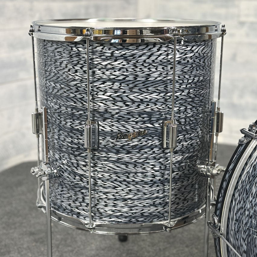 Rogers Tower 3pc Drum Set Sky Blue Onyx - Drum Center Of Portsmouth