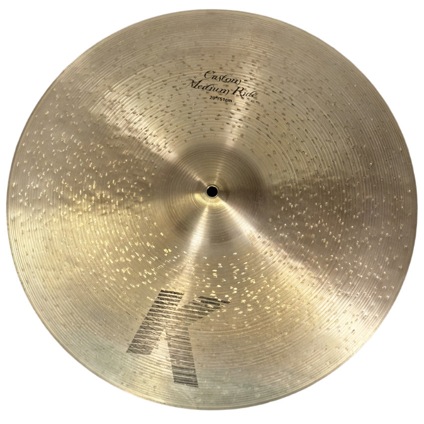 Used Zildjian K Custom Medium Ride Cymbal 20" - Good - Drum Center Of Portsmouth