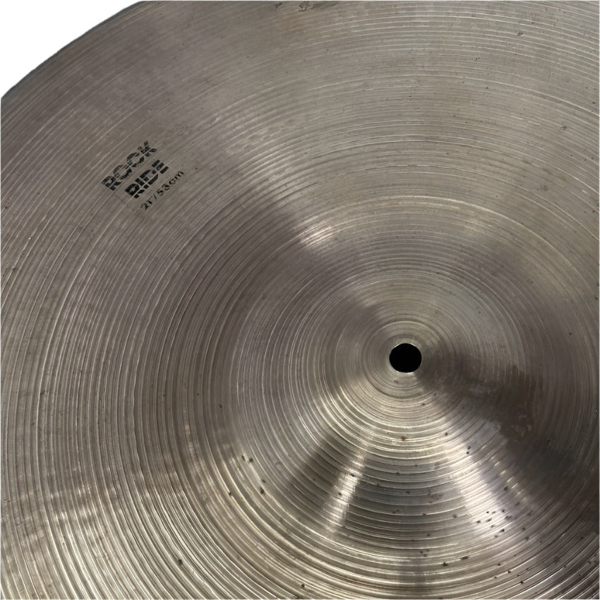 Used Zildjian Rock Ride Cymbal 21" - Very Good - Drum Center Of Portsmouth