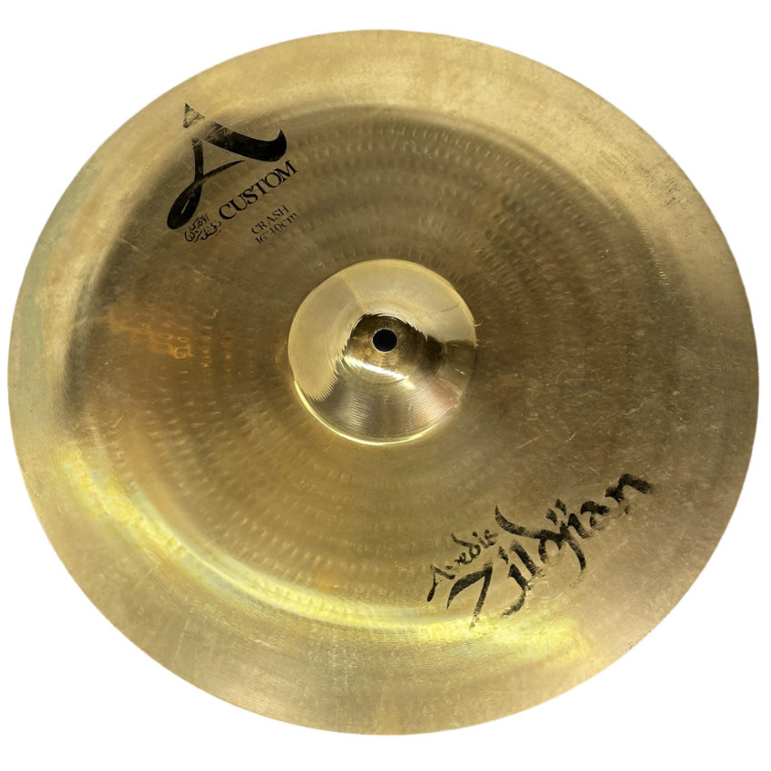 Used Zildjian A Custom Crash Cymbal 16" - Good - Drum Center Of Portsmouth