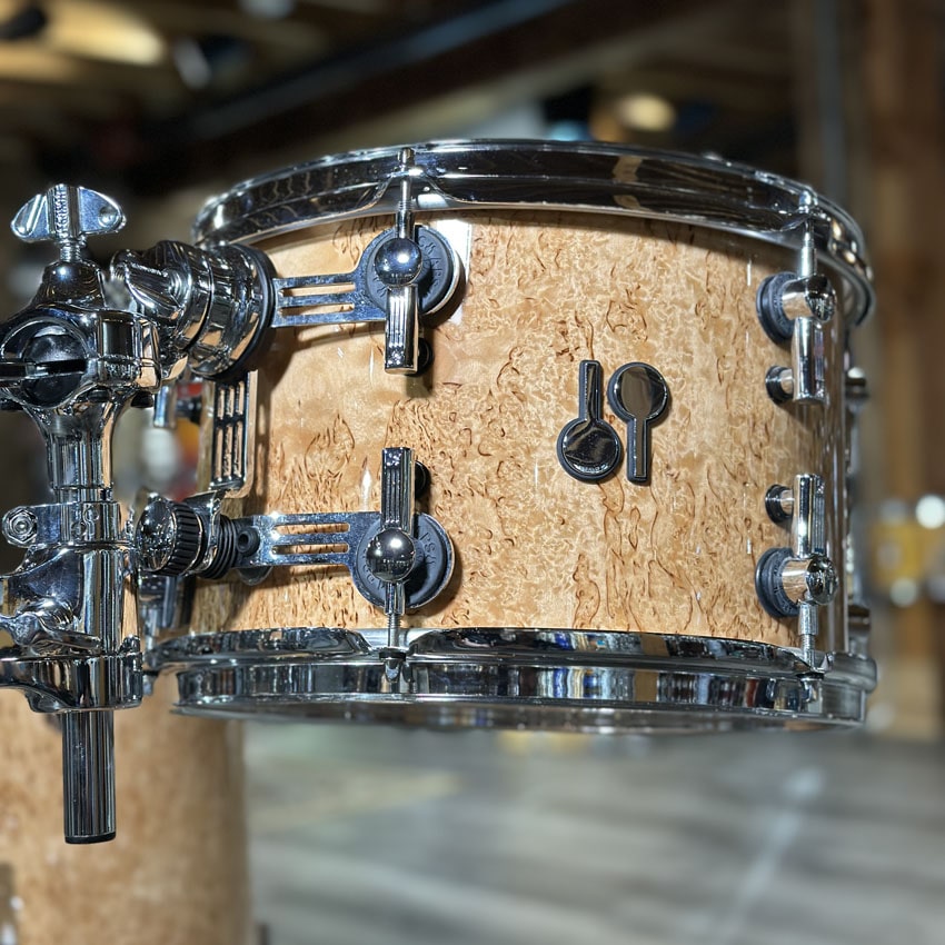 Used Sonor SQ2 3pc Thin Maple Drum Set Scandinavian Birch High Gloss - Very Good - Drum Center Of Portsmouth