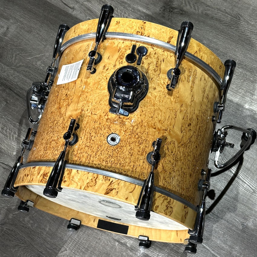 Used Sonor SQ2 3pc Thin Maple Drum Set Scandinavian Birch High Gloss - Very Good - Drum Center Of Portsmouth