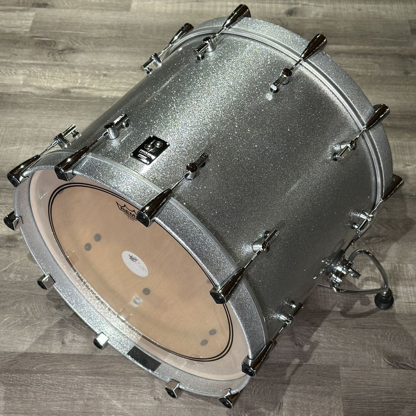 Used Sonor Prolite 5pc Drum Set Silver Sparkle - Good - Drum Center Of Portsmouth