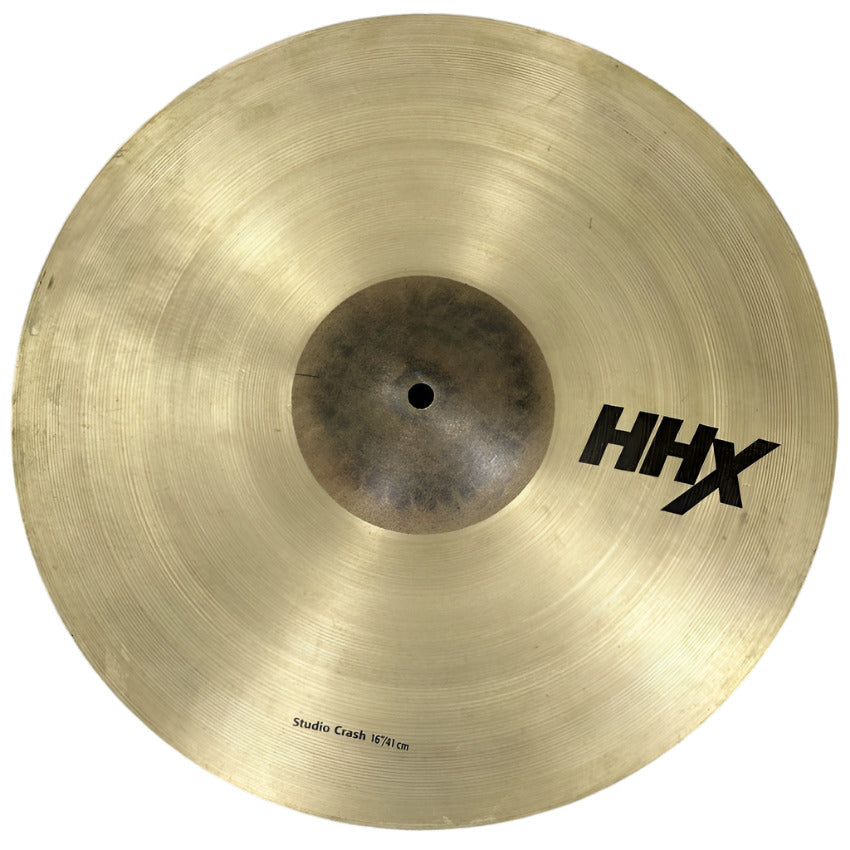 Used Sabian HHX Studio Crash Cymbal 16" - Very Good - Drum Center Of Portsmouth