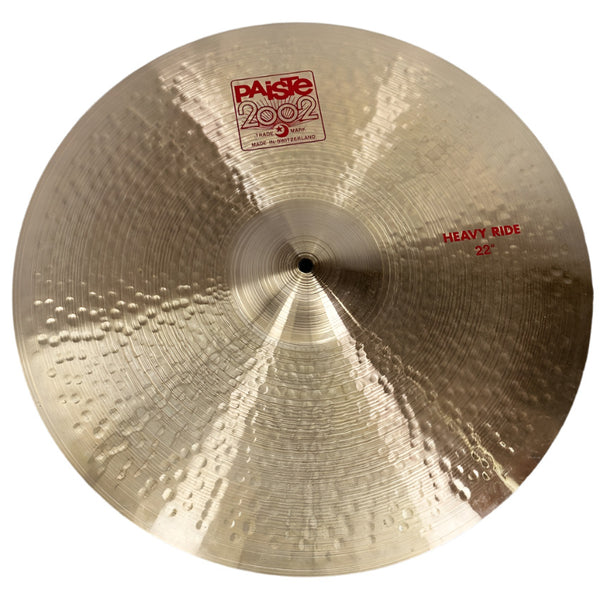 Used Paiste 2002 Heavy Ride Cymbal 22