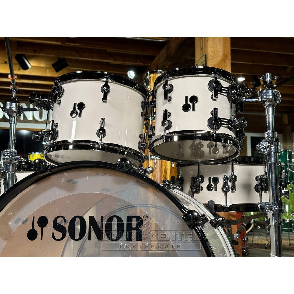 Sonor SQ2 Birch 6pc Drum Set Cream Lacquer - Drum Center Of Portsmouth