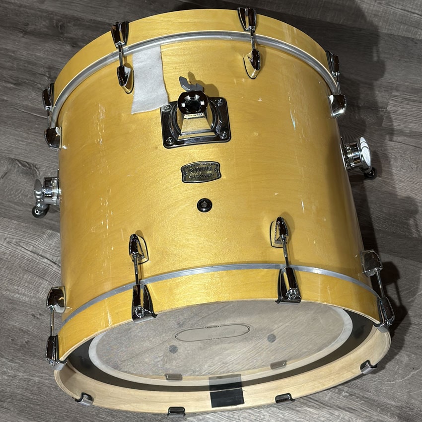 Used Yamaha Stage Custom 5pc Drum Set Natural Wood - Good - Drum Center Of Portsmouth